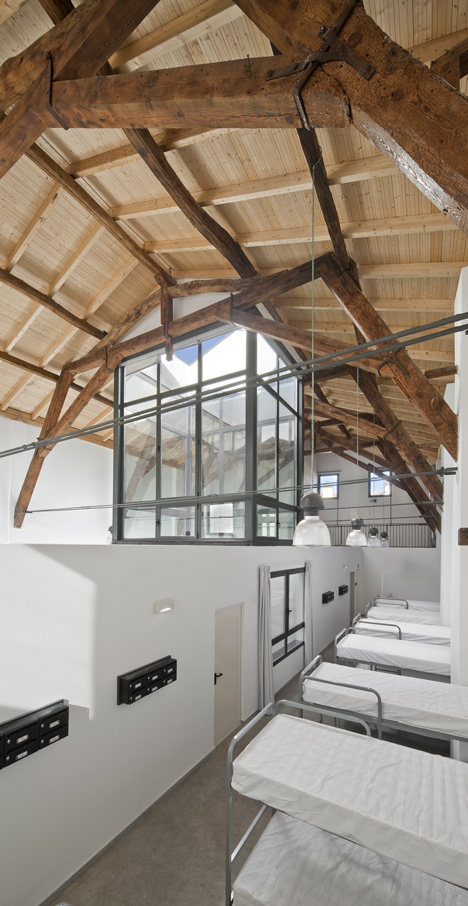 Pilgrim Hostel by Sergio Rojo provides rest stop on a medieval travellers route