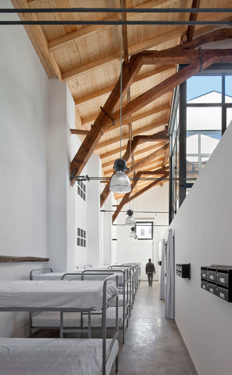 Pilgrim Hostel by Sergio Rojo provides rest stop on a medieval travellers route