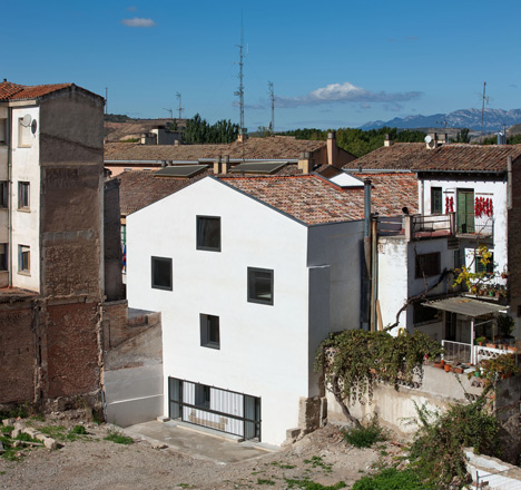 Pilgrim Hostel by Sergio Rojo provides rest stop on a medieval travellers route