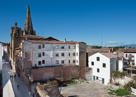 Pilgrim Hostel by Sergio Rojo provides rest stop on a medieval travellers route