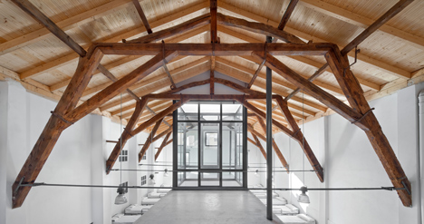 Pilgrim Hostel by Sergio Rojo provides rest stop on a medieval travellers route