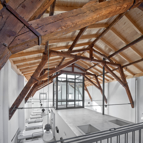 Pilgrim Hostel by Sergio Rojo provides rest stop on a medieval travellers route