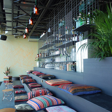 Plants create urban jungle at Berlin hotel by Studio Aisslinger