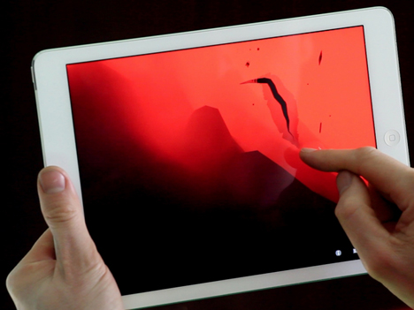 Augmented reality app by Universal Everything creates bespoke images for Radiohead music