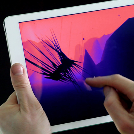 Augmented reality app by Universal Everything creates bespoke images for Radiohead music