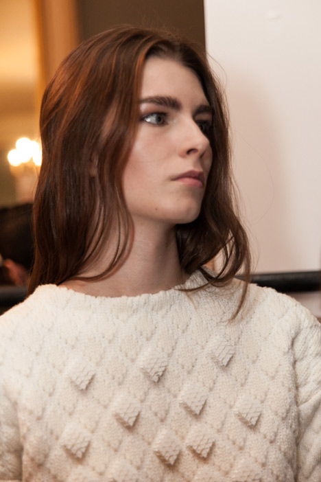 3D-printed fabrics by Richard Beckett woven into Pringle of Scotland's ready to wear garments