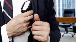 The QardioArm blood pressure monitor is designed to be easily portable