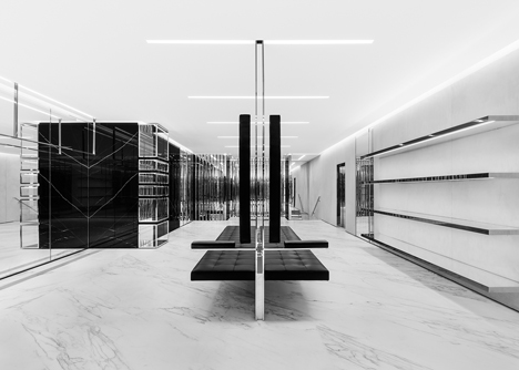 Hedi Slimane opens Saint Laurent store in London