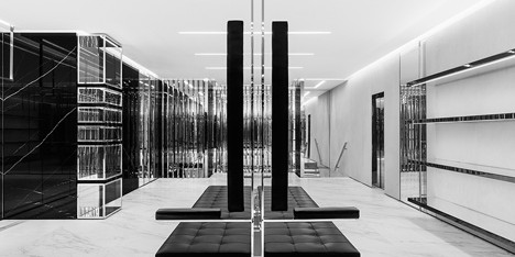 Hedi Slimane opens Saint Laurent store in London