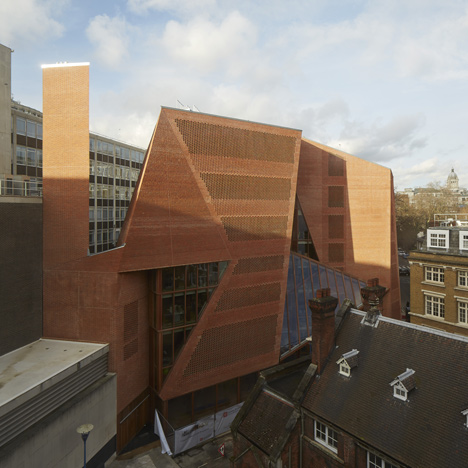 O’Donnell + Tuomey complete faceted brick student centre at London School of Economics