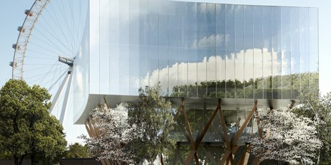 Shell Centre Pavilion by Marks Barfield