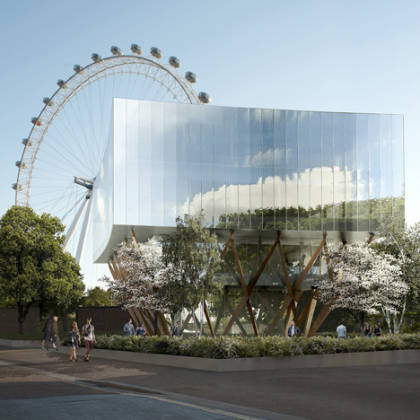Shell Centre Pavilion by Marks Barfield