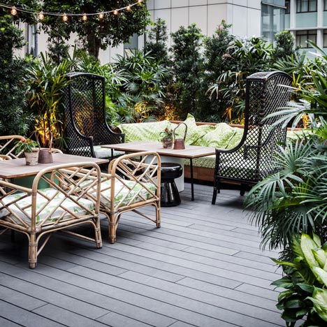 Studioilse creates restaurant interior with secluded garden in central Hong Kong