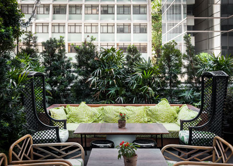 Studioilse creates restaurant interior with secluded garden in central Hong Kong