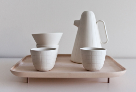 Luca Nichetto and Mjölk collaborate to make coffee set