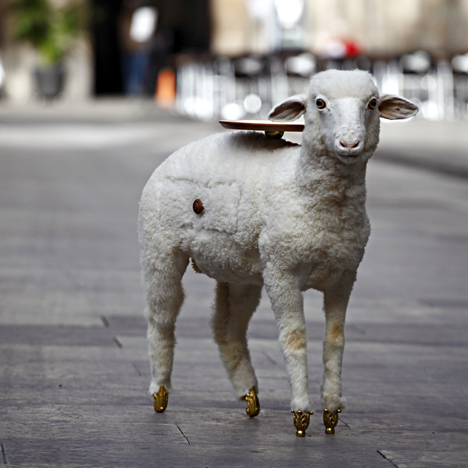 Taxidermy sheep cabinet joins Salvador Dalí furniture collection