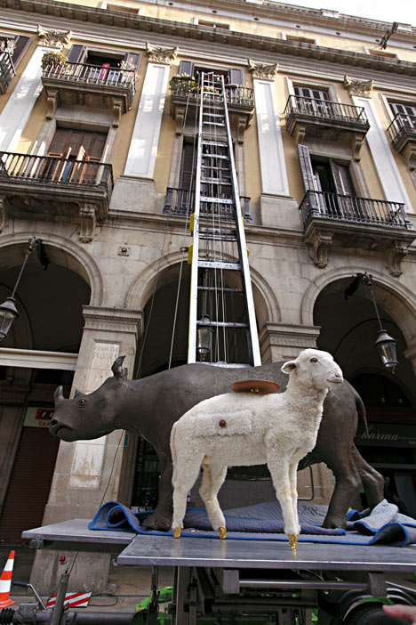 Taxidermy sheep cabinet joins Salvador Dalí furniture collection