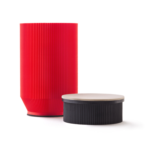 Tableware by ICOSAEDRO designed to be printed out at home