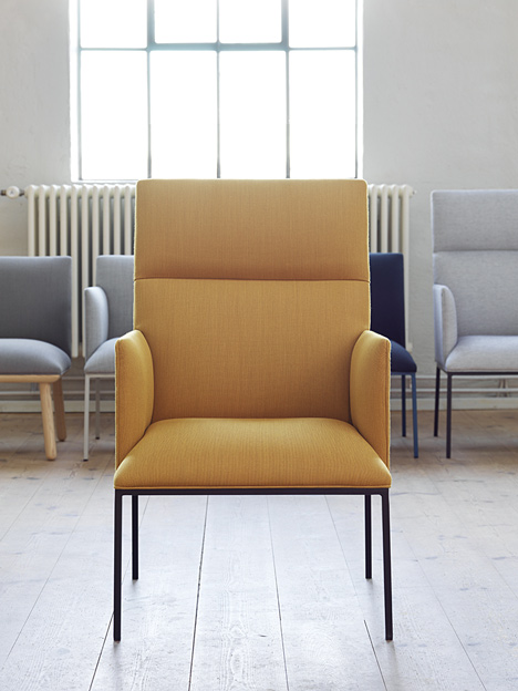 Stefan Borselius designs minimal chairs for Fogia