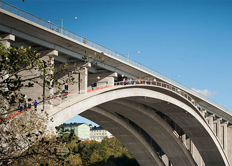 Under the Bridge in Stockholm by Visiondivision