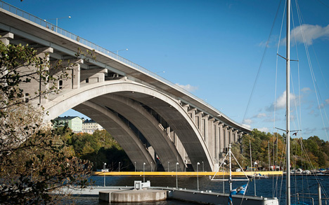 Under the Bridge in Stockholm by Visiondivision