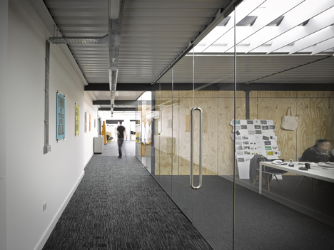Liverpool warehouse converted into creative offices by Snook Architects