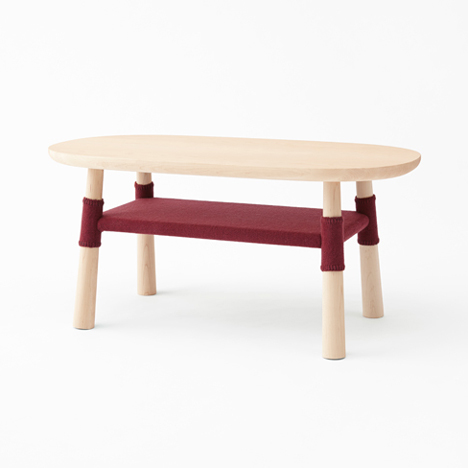 Nendo bases furniture for Walt Disney Japan on Winnie-the-Pooh characters