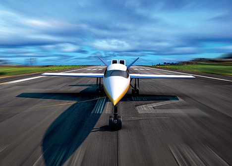 World's first supersonic private jet will replace windows with live-streaming screens