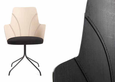 Färg & Blanche stitch wood together to form furniture