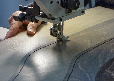 Färg & Blanche stitch wood together to form furniture