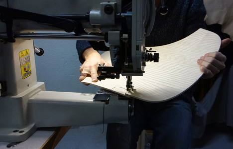 Färg & Blanche stitch wood together to form furniture