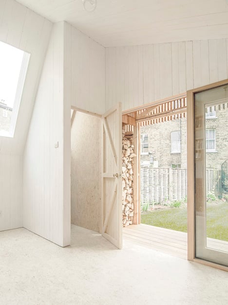 Writer's Shed with a glowing cedar facade by Weston Surman & Deane