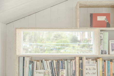Writer's Shed with a glowing cedar facade by Weston Surman & Deane