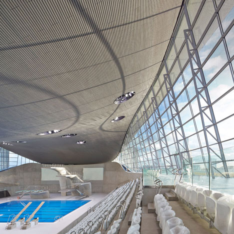 Zaha Hadid's Olympic aquatics centre due to open in its completed form