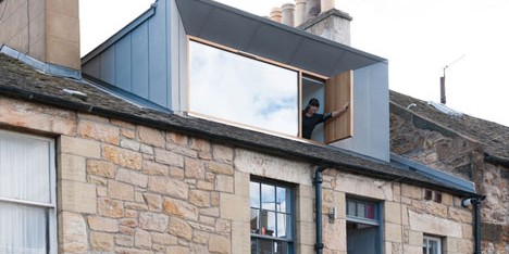 Zinc-clad loft extension by Konishi Gaffney creates an extra bedroom