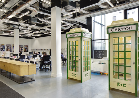 Airbnb office in Dublin resembles an Irish pub
