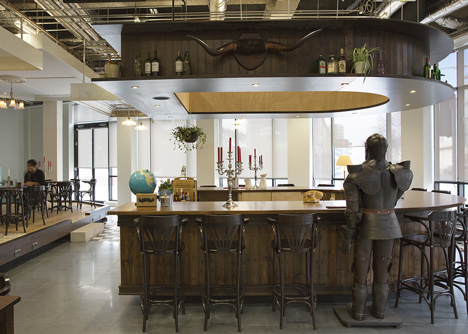 Airbnb office in Dublin resembles an Irish pub