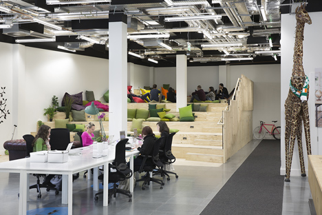 Airbnb office in Dublin resembles an Irish pub