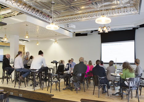 Airbnb office in Dublin resembles an Irish pub