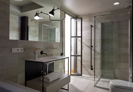 Apartment with the Birds by Olena Yudina has a monochrome material palette