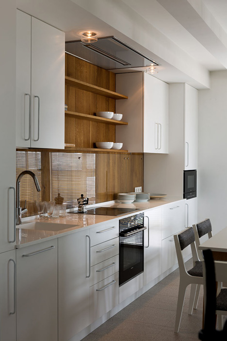 Apartment with the Birds by Olena Yudina has a monochrome material palette