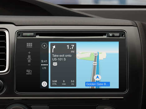 Apple unveils CarPlay software with Ferrari Volvo and Mercedes-Benz