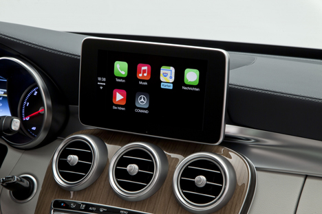 Apple unveils CarPlay software with Ferrari Volvo and Mercedes-Benz