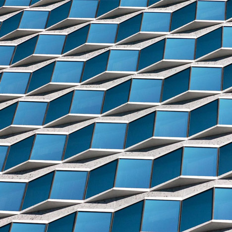 Alexander Jacques transforms architectural facades into abstract patterns