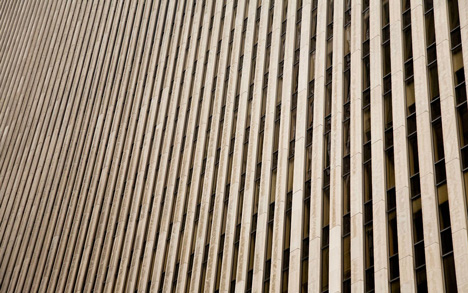 Alexander Jacques transforms architectural facades into abstract patterns
