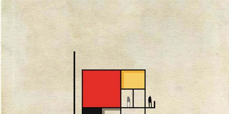 Art meets architecture in Federico Babinas Archist Series