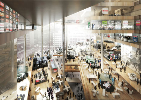Axel Springer Berlin office by OMA