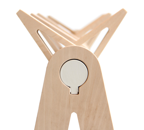 Birds in a Row coat rack by Christine Herold and Katharina Ganz