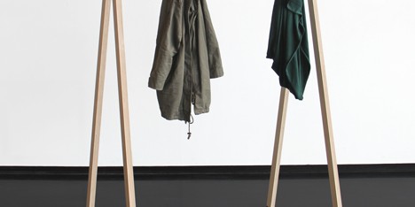Birds in a Row coat rack by Christine Herold and Katharina Ganz