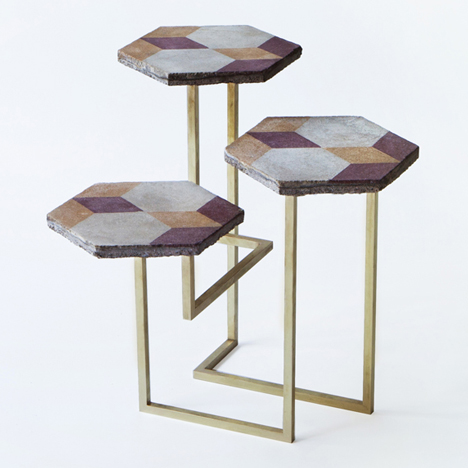 Discarded materials from Milanese homes used to make furniture by Atelier Biagetti